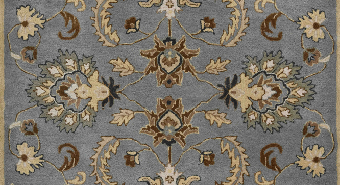 Andrena 8X10 Feet Wool Carpets (Silver, 8 x 10 Feet Carpet Size) by Urban Ladder - Design 1 Full View - 990534