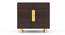 Aurelia King Size Non Storage Bed With 2 Bedside Tables In Walnut Finish (King Bed Size, Glossy Finish) by Urban Ladder - Zoomed Image - 