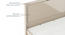 Naomi King Size Non Storage Bed (King Bed Size, Lacquered Finish) by Urban Ladder - Storage Image - 991283