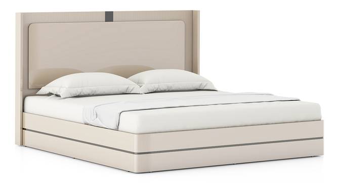 Naomi King Size Non Storage Bed (King Bed Size, Lacquered Finish) by Urban Ladder - - 991353