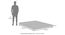Watson Queen size Bed in Sheesham Paper finish (Queen Bed Size, sheesham wood Finish) by Urban Ladder - Dimension - 