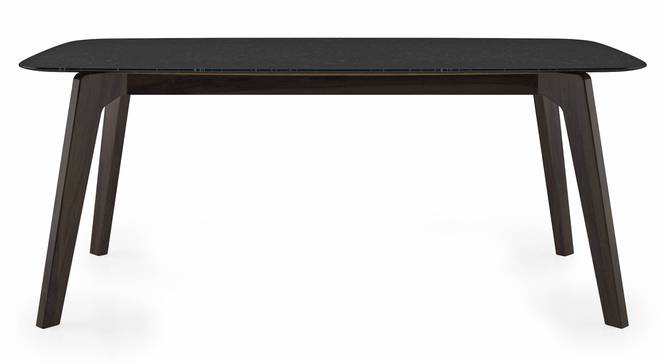 Galaxy Granite Top - Galatea 6 Seater Dining Table Set (American Walnut Finish) by Urban Ladder - - 