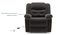 Theo single seater swivel rock recliner in Baltic Blue Premium Chenille Fabric (One Seater, Urban Grey) by Urban Ladder - Storage Image - 