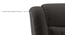 Theo single seater swivel rock recliner in Baltic Blue Premium Chenille Fabric (One Seater, Urban Grey) by Urban Ladder - Top Image - 