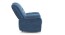 Theo single seater swivel rock recliner in Baltic Blue Premium Chenille Fabric (One Seater, Baltic Blue) by Urban Ladder - Zoomed Image - 