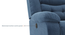 Theo single seater swivel rock recliner in Baltic Blue Premium Chenille Fabric (One Seater, Baltic Blue) by Urban Ladder - Zoomed Image - 