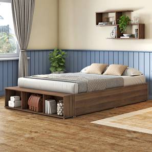 Toshi Engineered Wood Compact Size Drawer & Box Storage Platform Bed in ...-image-10