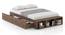 Toshi Platform Compact size Box & drawer storage bed in Classic Walnut (Drawer & Box Storage Type, Classic Walnut Finish, Double Bed Size) by Urban Ladder - Top Image - 