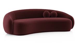 Mia Fabric Sofa (Mulberry Red)