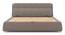 Stanhope Upholestry hydraulic King size bed in Shitake beige Premium Chenille (King Bed Size, Hydraulic Storage Type, Shitake Beige Finish) by Urban Ladder - Close View - 991484