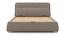 Stanhope Upholestry hydraulic King size bed in Shitake beige Premium Chenille (Queen Bed Size, Hydraulic Storage Type, Shitake Beige Finish) by Urban Ladder - Storage Image - 991499
