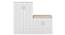 Bennis Shoe Cabinet (With Seating Configuration, Melamine Finish, 25 Pair Capacity) by Urban Ladder - Front View - 991515