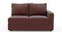 Apollo Sofa Set (Burgundy, Leatherette Sofa Material, Regular Sofa Size, Soft Cushion Type, Sectional Sofa Type, Left Aligned 2 Seater Sofa Component, Regular Back Type, Regular Back Height) by Urban Ladder - - 
