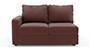 Apollo Sofa Set (Burgundy, Leatherette Sofa Material, Regular Sofa Size, Soft Cushion Type, Sectional Sofa Type, Right Aligned 2 Seater Sofa Component, Regular Back Type, Regular Back Height) by Urban Ladder - - 