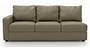 Apollo Sofa Set (Cappuccino, Leatherette Sofa Material, Regular Sofa Size, Firm Cushion Type, Sectional Sofa Type, Right Aligned 3 Seater Sofa Component, Regular Back Type, Regular Back Height) by Urban Ladder - - 