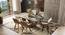 Casey Swivel Dining Chair in Dual Tone (Set of 2) (Beige and Tan Finish) by Urban Ladder - Front View - 