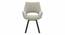 Casey Swivel Dining Chair in Dual Tone (Set of 2) (Beige and Tan Finish) by Urban Ladder - Close View - 