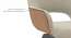 Casey Swivel Dining Chair in Dual Tone (Set of 2) (Beige and Tan Finish) by Urban Ladder - Ground View - 