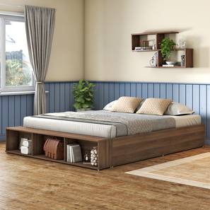 Toshi Engineered Wood Queen Size Drawer & Box Storage Platform Bed in Cl...