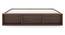 Toshi Platform Compact size Box & drawer storage bed in Classic Walnut (Queen Bed Size, Drawer & Box Storage Type, Classic Walnut Finish) by Urban Ladder - Storage Image - 