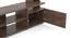 Celestin Engineered Wood Free Standing Regular Size TV Unit in Classic Walnut (Classic Walnut Finish, 40 Inch Size) by Urban Ladder - Top Image - 