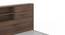 Amy Storage Bed with Zoey Bedside Table (Queen Bed Size, Classic Walnut Finish, Bed + 2 Bedside Table Set) by Urban Ladder - Ground View Design 5 - 991787