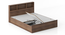 Jasper Storage Bed With Hazel Bedside Table (King Bed Size, Box Storage Type, Classic Walnut Finish, Bed + 1 Bedside Table Set) by Urban Ladder - Image 1 - 991990