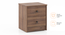 Macy Non Storage Bed With Hazel Bedside Table (King Bed Size, Classic Walnut Finish, Bed + 2 Bedside Table Set, non_storage Storage Type) by Urban Ladder - Design 1 Top View - 992029