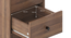 Macy Non Storage Bed With Hazel Bedside Table (King Bed Size, Classic Walnut Finish, Bed + 2 Bedside Table Set, non_storage Storage Type) by Urban Ladder - Dimension - 992032