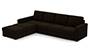 Apollo Sofa Set (Dark Earth, Fabric Sofa Material, Regular Sofa Size, Soft Cushion Type, Sectional Sofa Type, Sectional Master Sofa Component, Regular Back Type, Regular Back Height) by Urban Ladder - - 99207