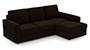 Apollo Sofa Set (Dark Earth, Fabric Sofa Material, Regular Sofa Size, Soft Cushion Type, Sectional Sofa Type, Sectional Master Sofa Component, Regular Back Type, Regular Back Height) by Urban Ladder - - 99209