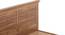 Tuscany Non Storage Bed With Tuscany Bedside table (King Bed Size, Natural Finish, Bed + 2 Bedside Table Set, non_storage Storage Type) by Urban Ladder - Design 1 Side View - 992100