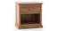 Tuscany Non Storage Bed With Tuscany Bedside table (King Bed Size, Natural Finish, Bed + 2 Bedside Table Set, non_storage Storage Type) by Urban Ladder - Design 1 Details - 992102