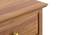 Tuscany Non Storage Bed With Tuscany Bedside table (King Bed Size, Natural Finish, Bed + 2 Bedside Table Set, non_storage Storage Type) by Urban Ladder - Ground View - 992105