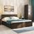 Zoey storage bed king bed size dark wenge finish new  lp