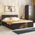 Zoey storage bed queen bed size dark wenge finish new lp