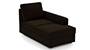 Apollo Sofa Set (Dark Earth, Fabric Sofa Material, Regular Sofa Size, Soft Cushion Type, Sectional Sofa Type, Right Aligned Chaise Sofa Component, Regular Back Type, Regular Back Height) by Urban Ladder - - 99229