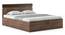Aruba Bedroom (Bed + Bedside Table) (Queen Bed Size, Classic Walnut Finish, Bed + 2 Bedside Table Set) by Urban Ladder - - 