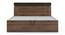 Aruba Bedroom (Bed + Bedside Table) (Queen Bed Size, Classic Walnut Finish, Bed + 2 Bedside Table Set) by Urban Ladder - - 