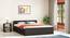 Sadie Bedroom (Bed + Bedside Table) (King Bed Size, Dark Wenge Finish, Bed + 2 Bedside Table Set) by Urban Ladder - - 