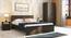 Wren Bedroom (Bed + Bedside Table) (Queen Bed Size, Dark Wenge Finish, Bed + 2 Bedside Table Set) by Urban Ladder - - 
