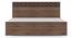 Macy Bedroom (Bed + Bedside Table) (Queen Bed Size, Classic Walnut Finish, Bed + 2 Bedside Table Set) by Urban Ladder - - 