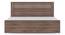 Davis Bedroom (Bed + Bedside Table) (Queen Bed Size, Classic Walnut Finish, Bed + 1 Bedside Table Set) by Urban Ladder - - 