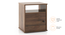 Zoey Bedroom (Bed + Bedside Table) (Walnut Finish, Queen Bed Size, Bed + 1 Bedside Table Set) by Urban Ladder - - 