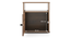 Zoey Bedroom (Bed + Bedside Table) (Walnut Finish, Queen Bed Size, Bed + 1 Bedside Table Set) by Urban Ladder - - 
