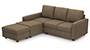 Apollo Sofa Set (Dune, Fabric Sofa Material, Regular Sofa Size, Soft Cushion Type, Sectional Sofa Type, Sectional Master Sofa Component, Regular Back Type, Regular Back Height) by Urban Ladder - - 99263