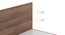 Zoey Bedroom (Bed + Bedside Table) (Walnut Finish, Queen Bed Size, Bed + 1 Bedside Table Set) by Urban Ladder - - 