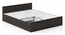 Sadie Bedroom (Bed + Bedside Table) (King Bed Size, Dark Wenge Finish, Bed + 2 Bedside Table Set) by Urban Ladder - - 