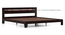 Amal Bed With Beirut Bedside Table (Mahogany Finish, Queen Bed Size, Bed + 2 Bedside Table Set) by Urban Ladder - Cross View Design 1 - 993107