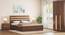 Rodrigues Storage Bed With Rodrigues Bedside Table (Queen Bed Size, Brown Finish, Bed + 2 Bedside Table Set) by Urban Ladder - Design 1 Full View - 993738